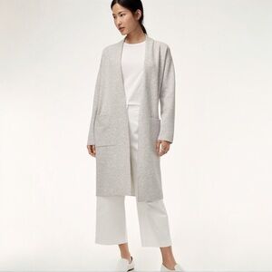 The Group Babaton • Long Sleeve Open Front Ty Cardigan Size S